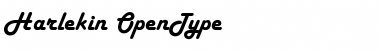 Download Harlekin Regular Font Title Preview