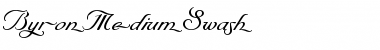 Download ByronMediumSwash Roman Font Title Preview