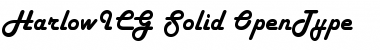 Download HarlowICG Solid Font Title Preview
