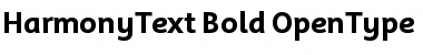 Download HarmonyText Bold Font Title Preview