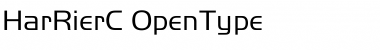 Download HarRierC Regular Font Title Preview