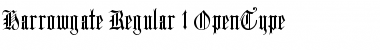 Download Harrowgate Regular Font Title Preview
