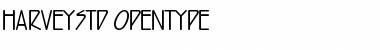 Download Harvey Std Regular Font Title Preview