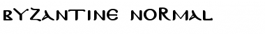 Download Byzantine Normal Font Title Preview