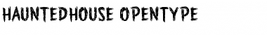 Download HauntedHouse Regular Font Title Preview