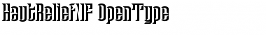Download Haut Relief NF Regular Font Title Preview