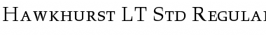 Download Hawkhurst LT Std RegularSC Regular Font Title Preview