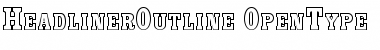Download Headliner Outline Font Title Preview