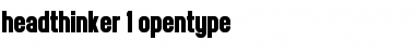 Download headthinker Regular Font Title Preview