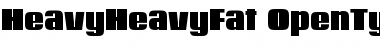 Download Heavy HeavyFat Font Title Preview