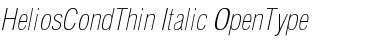Download HeliosCondThin Italic Font