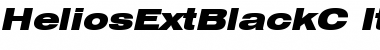 Download HeliosExtBlackC Italic Font