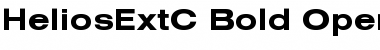 Download HeliosExtC Bold Font