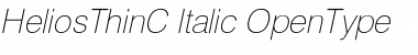 Download HeliosThinC Italic Font
