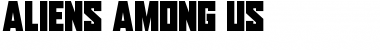 Download Aliens Among Us Regular Font Title Preview