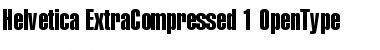 Download Helvetica Extra Compressed Font