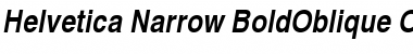 Download Helvetica Bold Narrow Oblique Font