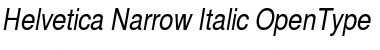 Download Helvetica Narrow Italic Font