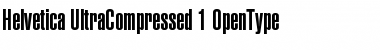 Download Helvetica Ultra Compressed Font Title Preview