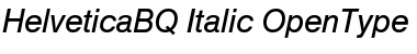 Download Helvetica BQ Regular Font Title Preview