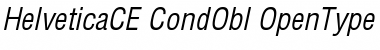 Download Helvetica CE Condensed Oblique Font