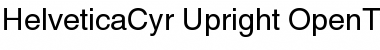 Download Helvetica Cyrillic Upright Font