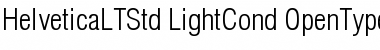 Download Helvetica LT Std Light Condensed Font