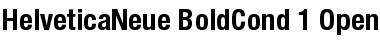 Download Helvetica Neue 77 Bold Condensed Font