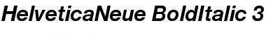 Download Helvetica Neue 76 Bold Italic Font