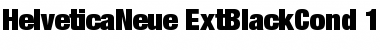 Download Helvetica Neue 107 Extra Black Condensed Font