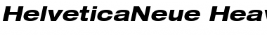 Download Helvetica Neue 83 Heavy Extended Oblique Font