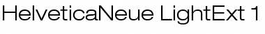 Download Helvetica Neue 43 Light Extended Font