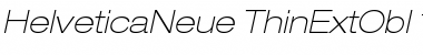 Download Helvetica Neue 33 Thin Extended Oblique Font Title Preview