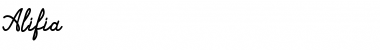 Download Alifia Regular Font Title Preview