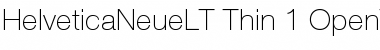Download Helvetica Neue LT Regular Font Title Preview