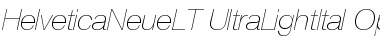 Download Helvetica Neue LT Regular Font Title Preview