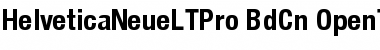 Download Helvetica Neue LT Pro 77 Bold Condensed Font