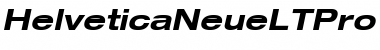 Download Helvetica Neue LT Pro 73 Bold Extended Oblique Font