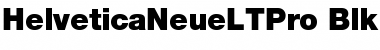 Download Helvetica Neue LT Pro 95 Black Font