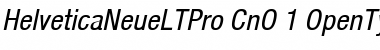 Download Helvetica Neue LT Pro 57 Condensed Oblique Font