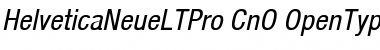 Download Helvetica Neue LT Pro 57 Condensed Oblique Font