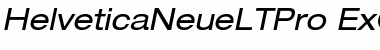 Download Helvetica Neue LT Pro 53 Extended Oblique Font