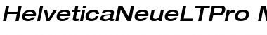Download Helvetica Neue LT Pro 63 Medium Extended Oblique Font