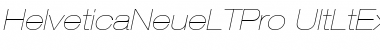 Download Helvetica Neue LT Pro 23 Ultra Light Extended Oblique Font