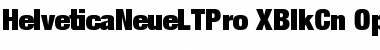 Download Helvetica Neue LT Pro 107 Extra Black Condensed Font
