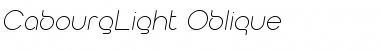 Download CabourgLight Oblique Font