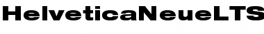 Download Helvetica Neue LT Std 93 Black Extended Font Title Preview