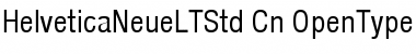 Download Helvetica Neue LT Std 57 Condensed Font