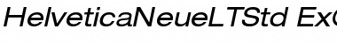 Download Helvetica Neue LT Std 53 Extended Oblique Font