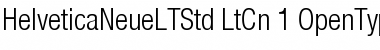 Download Helvetica Neue LT Std 47 Light Condensed Font